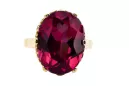 Ruby 14K Yellow gold Ring Vintage Jewlery vrc130y